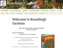 Tablet Screenshot of broadleighbulbs.co.uk
